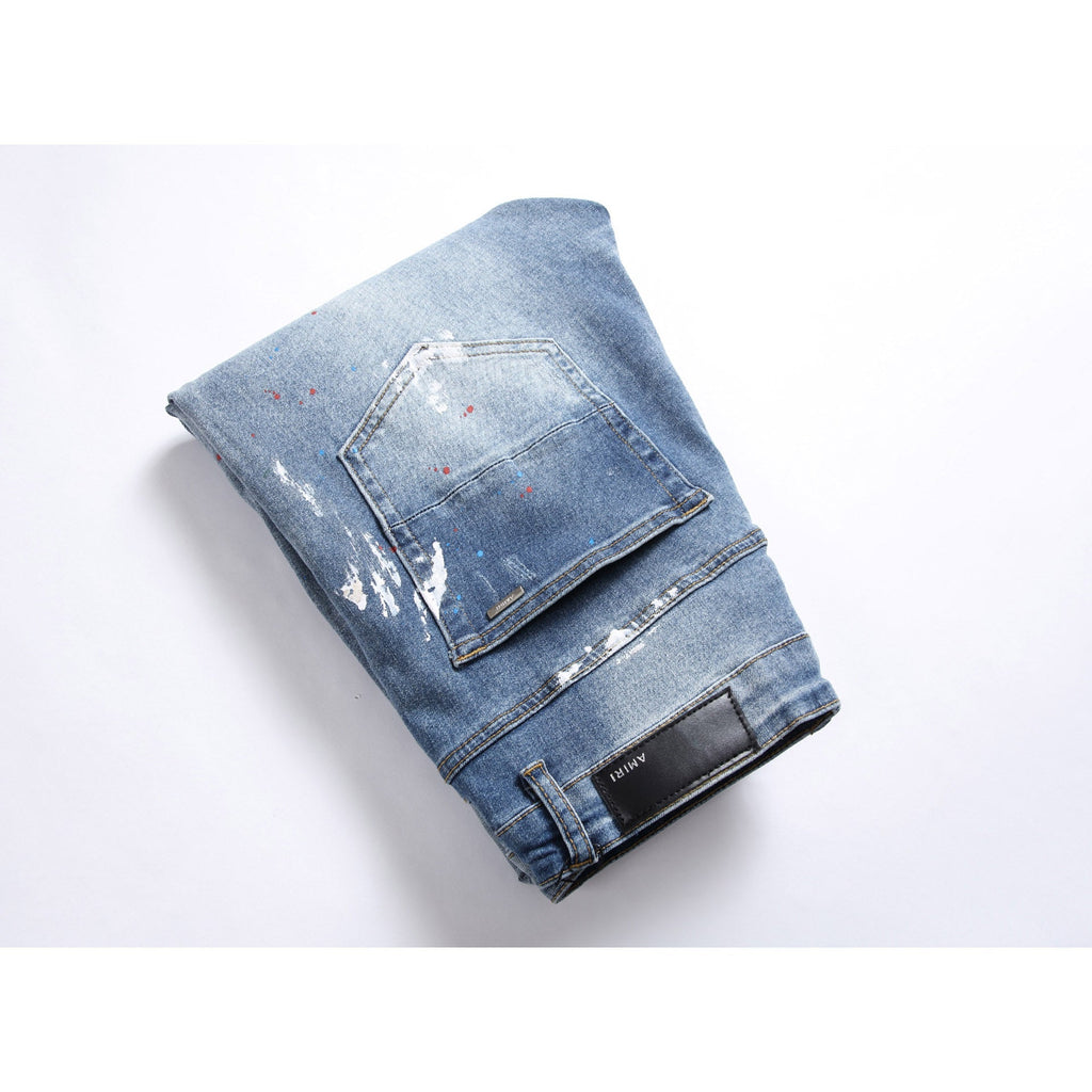 Amiri Jeans Ripped Stretch Jeans