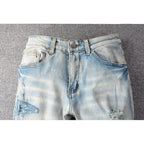 Amiri Jeans Casual Hip Hop Slim Jeans Men #697