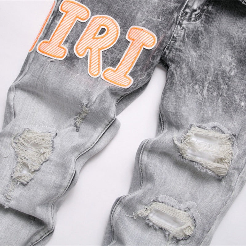Amiri Jeans Ripped Stretch Jeans