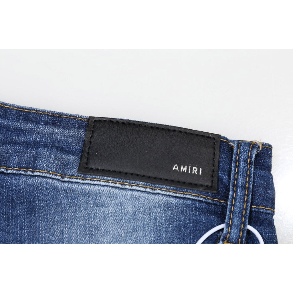 Amiri Jeans Sticker-Embroidered Jeans