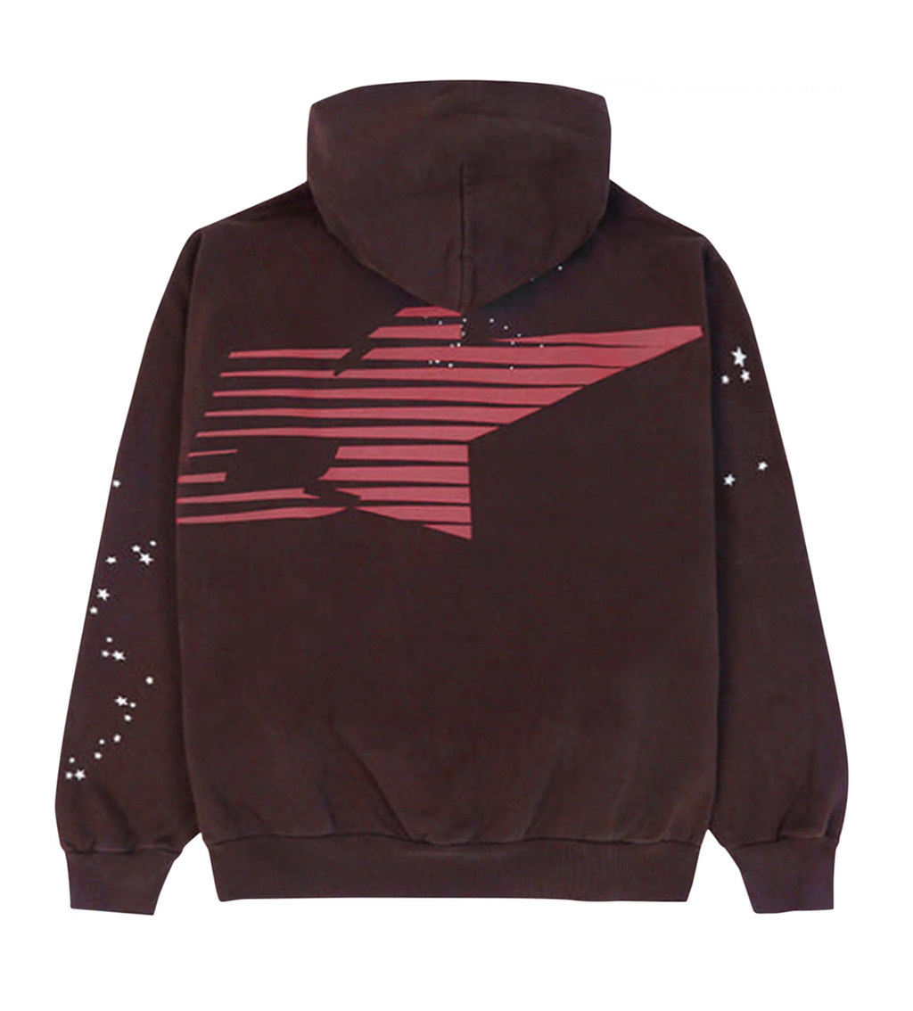 Sp5der Arraignee Hoodie Brown