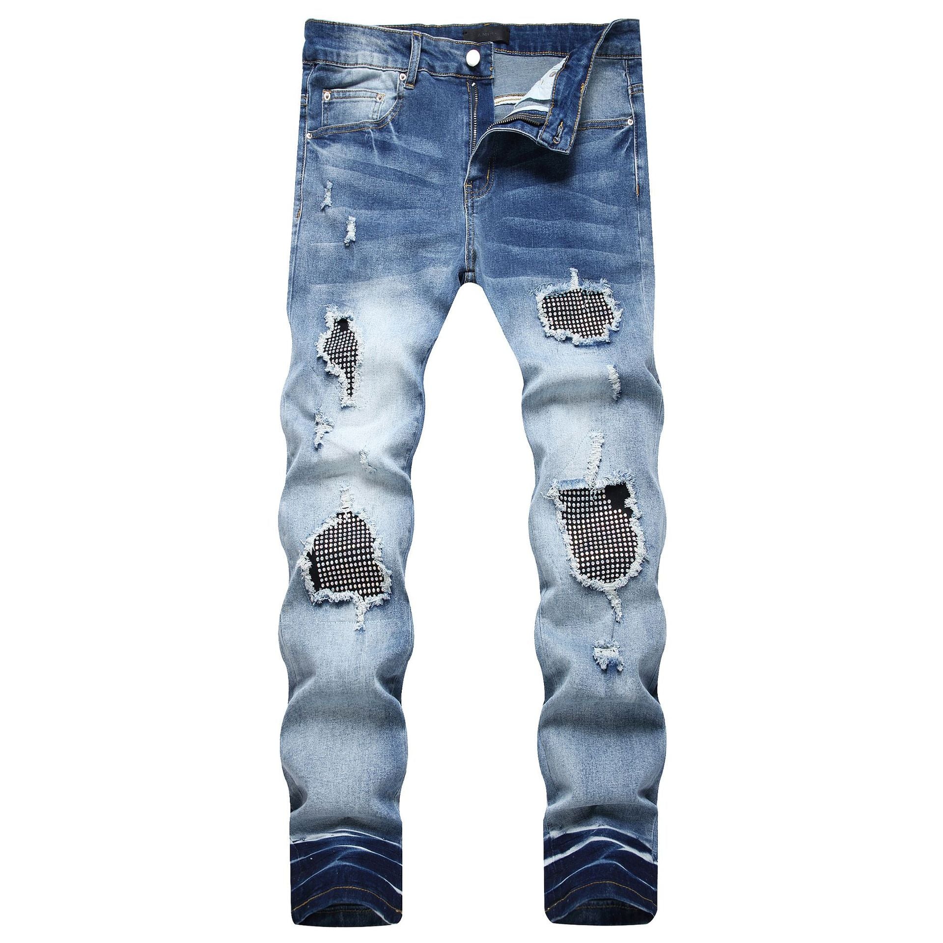 Amiri Jeans Ripped Stretch Jeans