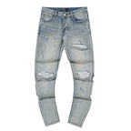 Amiri Jeans Ripped Patch Slim-Fit Stretch Slim-Fit Jeans
