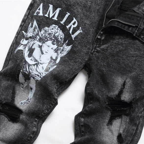 Amiri Jeans Ripped Stretch Jeans