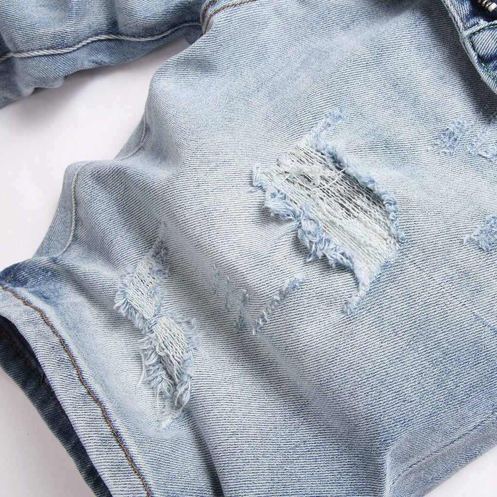 Amiri Jeans Ripped Short Jeans