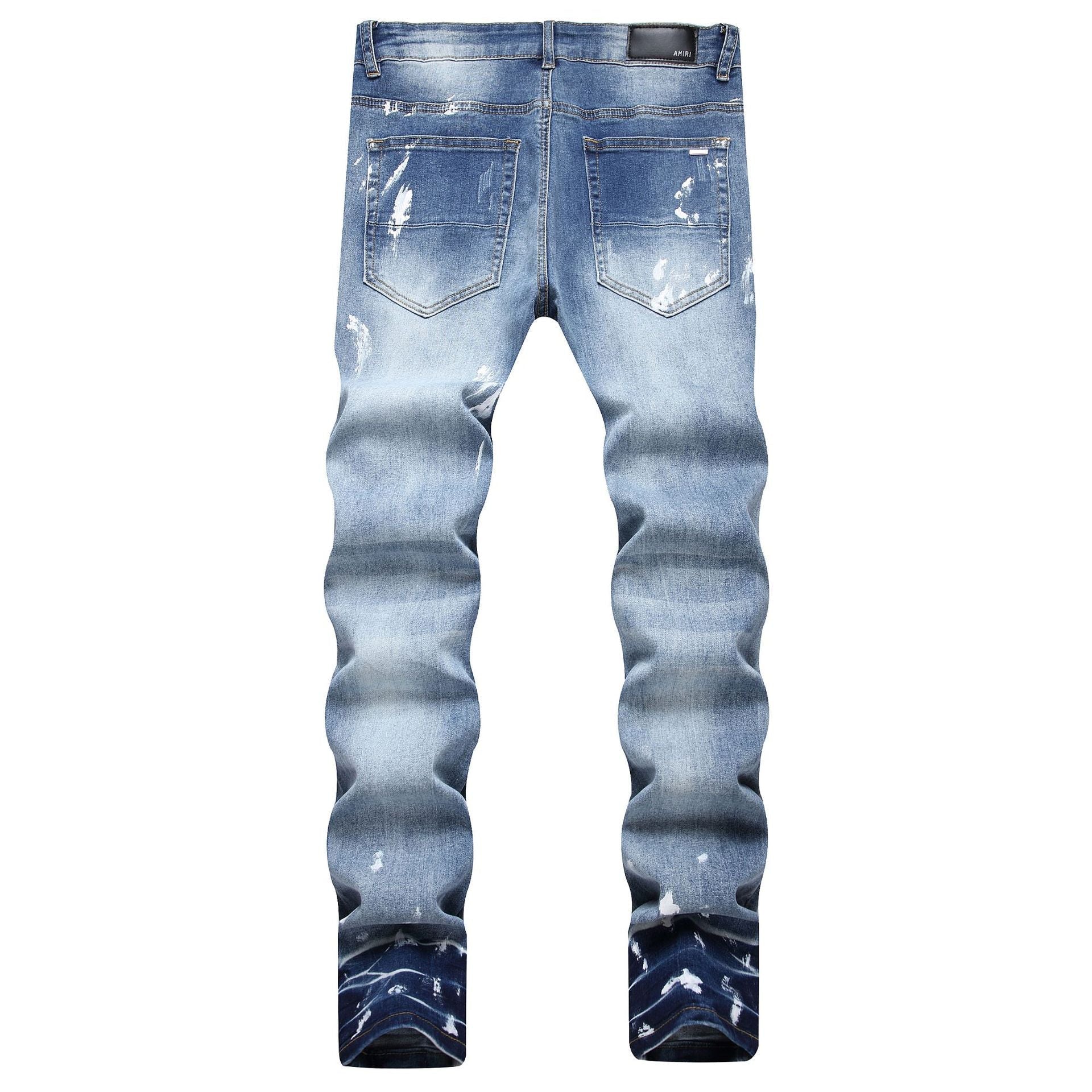 Amiri Jeans Ripped Stretch Jeans
