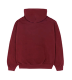 Sp5der Logo Hoodie Maroon