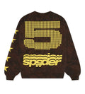 Sp5der 5 Crewneck Sweatshirt Brown
