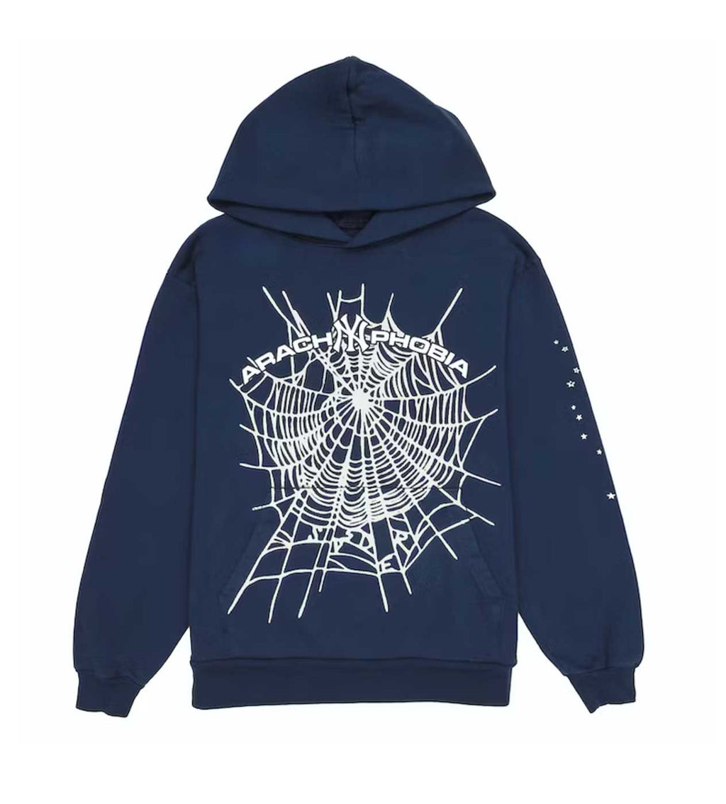 Sp5der Arach NY Phobia Hoodie Navy
