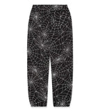 Sp5der Embroidered AOP Sweatpants Black