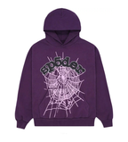 Sp5der Web Hoodie Purple