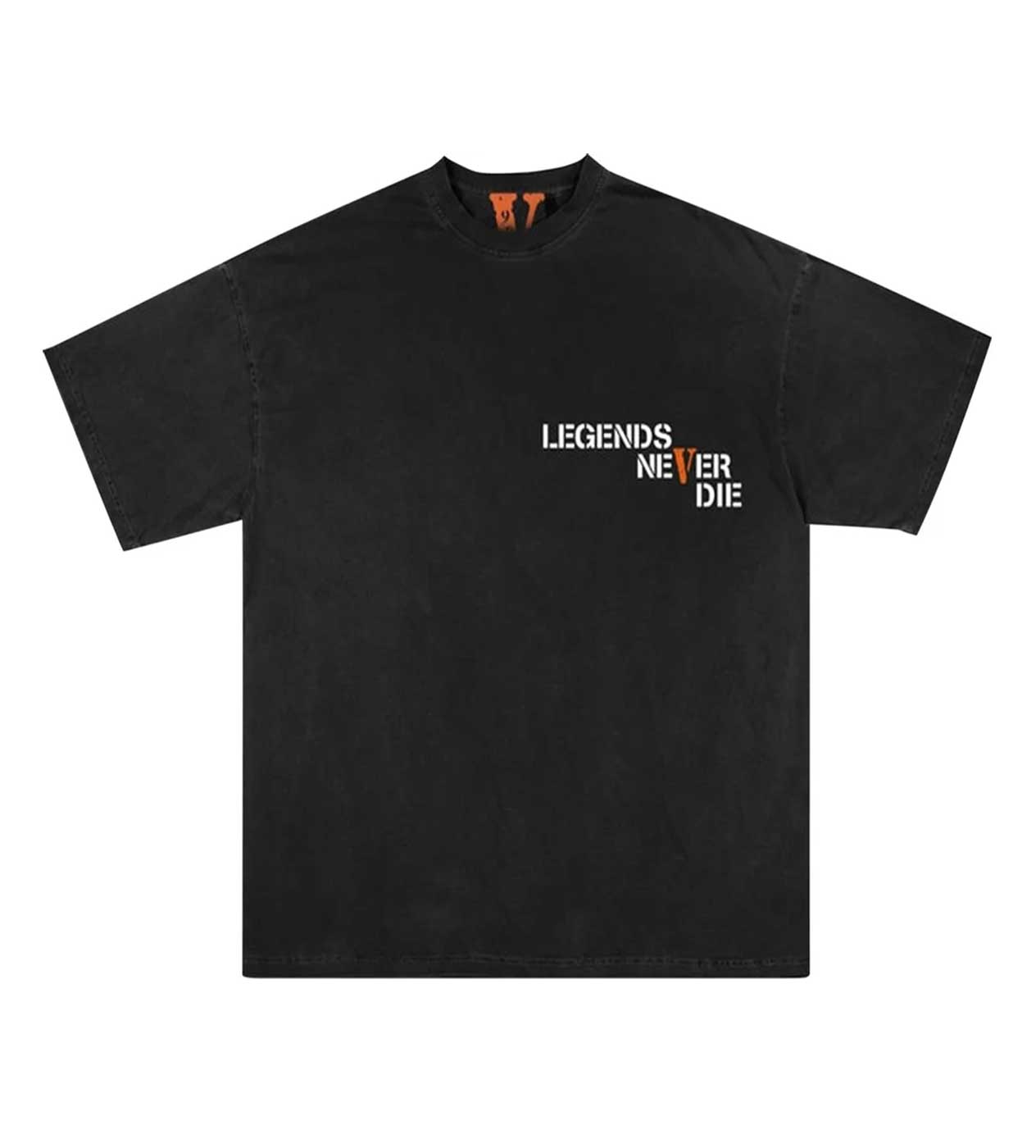 Vlone Juice Wrld 999 Tee Black